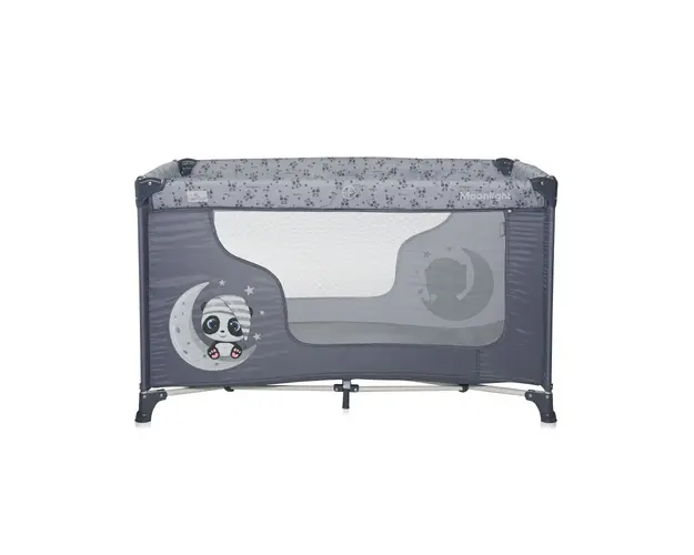 Patut pliabil Moonlight 1 nivel Cool Grey Pandas