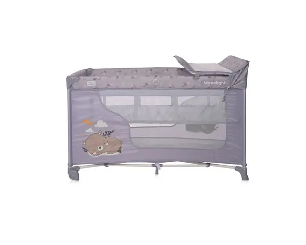 Patut pliabil Moonlight 2 nivele Grey Dream