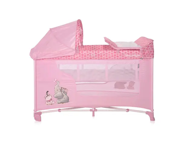 Patut pliabil Moonlight Plus 2 nivele cu accesorii Mellow Rose Fellows