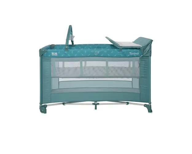 Patut pliabil Torino Plus 2 nivele cu accesorii Arctic Floral