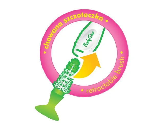 Perie biberon si tetina Baby Ono cu ventuza Albastra