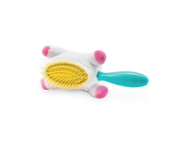 Perie de par pentru copii alba Unicorn Teddy Hair Martinelia 3013w