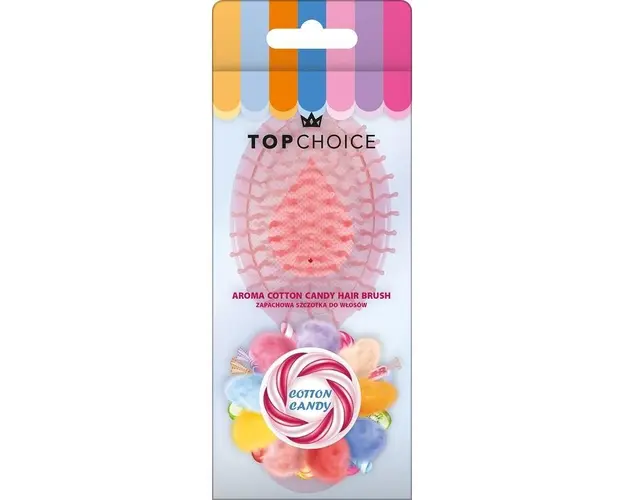 Perie pentru descurcat parul Top Choice detangler candy