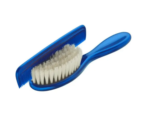 Perie si pieptan pentru bebelus Royal blue Rotho-babydesign