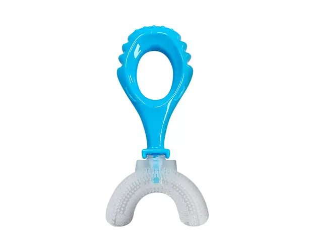 Periuta dinti din silicon pentru copii si bebelusi 360