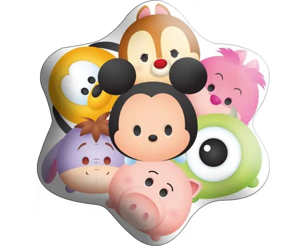 Perna copii Tsum Tsum 40x40 cm velur