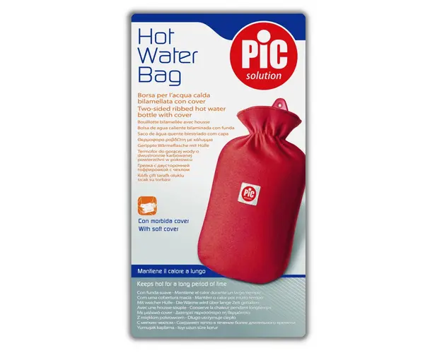 Perna pentru apa calda PiC Solution din cauciuc cu husa de protectie