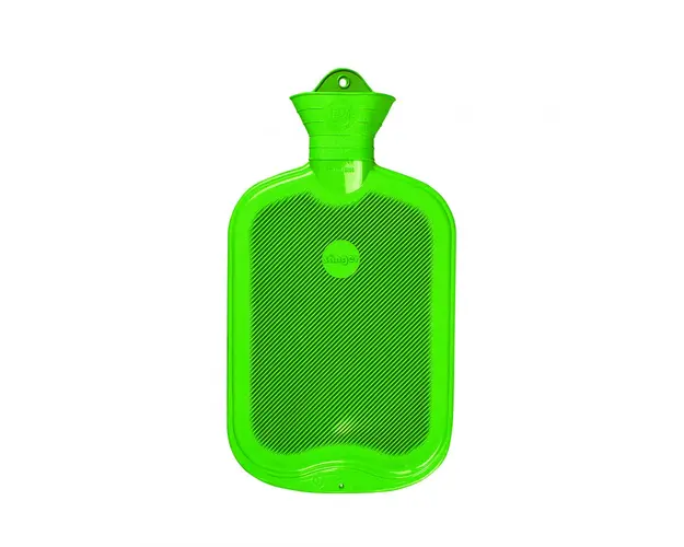 Perna pentru apa calda Sanger din cauciuc natural 2L verde