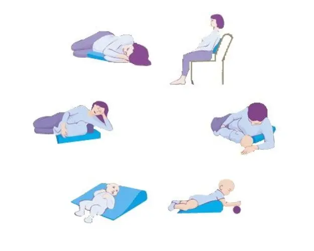 Perna plan inclinat DeLuxe stelute pe roz