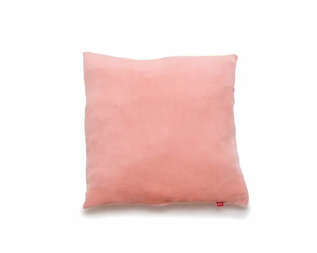 Perna pufoasa de plus KidsDecor roz din polyester 37x37 cm