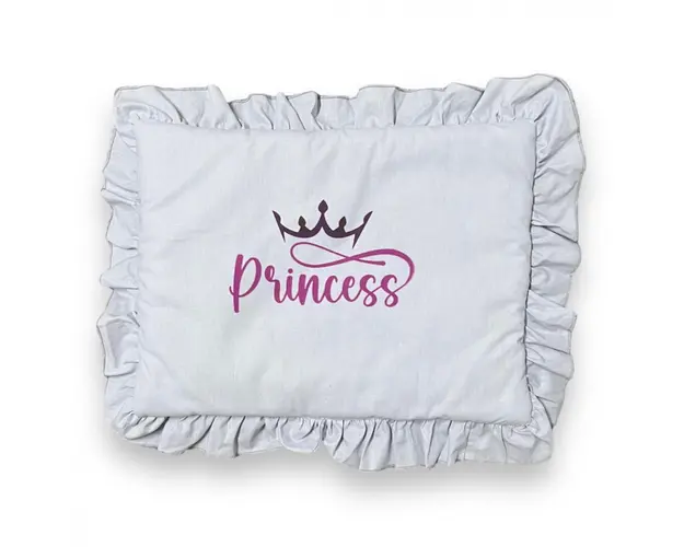 Perna slim cu volanas Princess gri