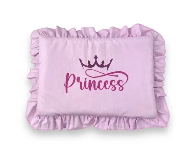 Perna slim cu volanas Princess roz pal