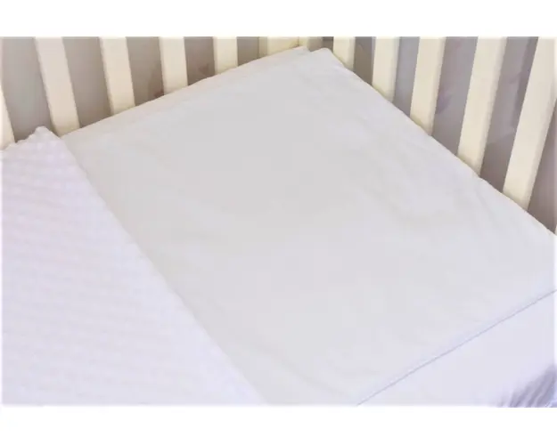 Pernuta plata bebe bumbac alb 50x40 cm