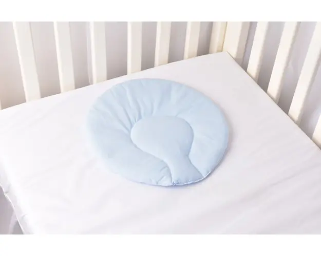 Pernuta plata rotunda bumbac 100 bleu