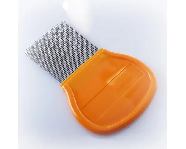 Pieptene pentru indepartarea paduchilor si lindinilor Minut Baby portocaliu