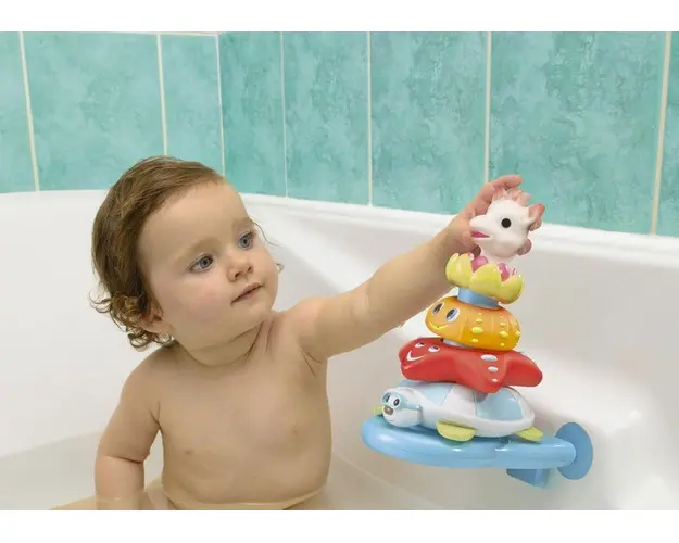 Jucarie pentru baie piramida Splash Surf