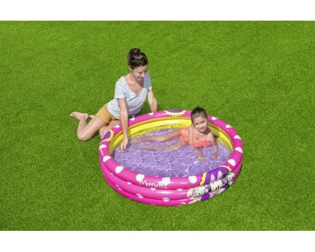 Piscina Minnie Mouse gonflabila pentru copii 2 ani+ 122 x 25 cm 140 litri Bestway