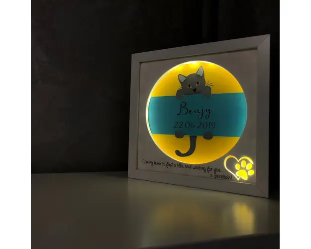 Tablou luminos Pisica 003