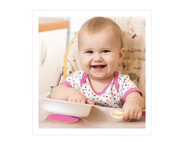 Placa pentru fixare farfuriepahar BabyJem Roz