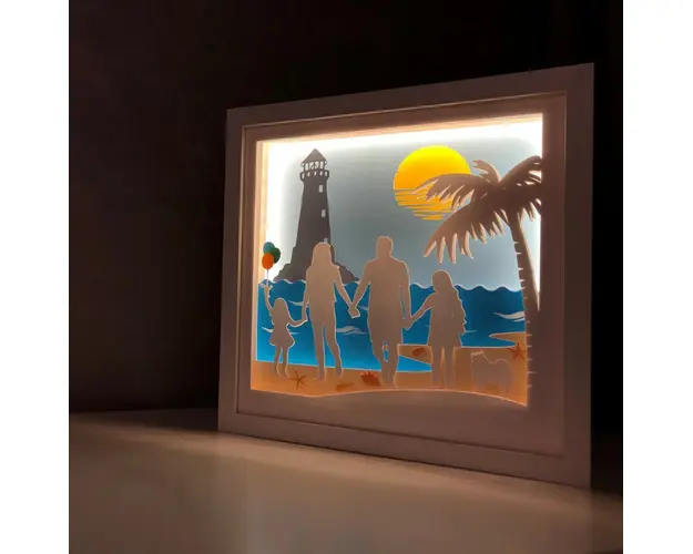 Tablou luminos Plaja 002