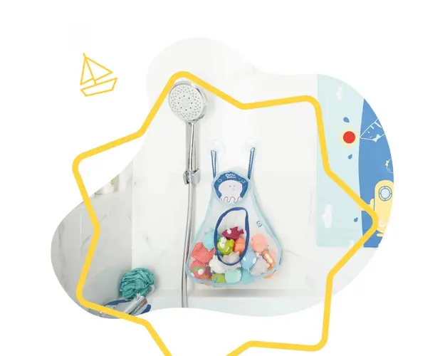 Plasa jucarii Badabulle pentru baie Caracatita