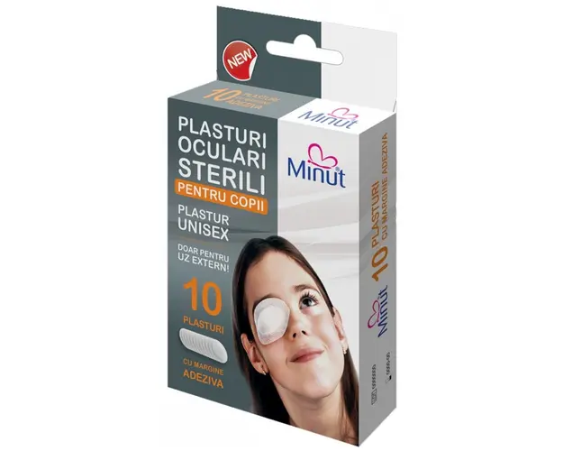 Plasturi oculari sterili Minut pentru copii-10buc