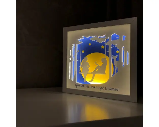 Tablou luminos Prietene 002