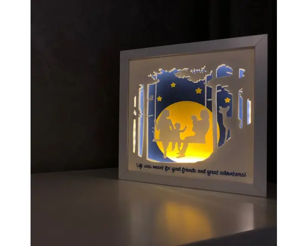 Tablou luminos Prietene 003