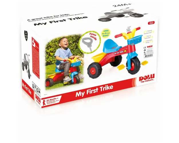 Prima mea tricicleta cu maner Rapida