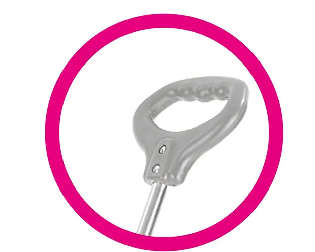 Prima mea tricicleta roz cu maner Unicorn