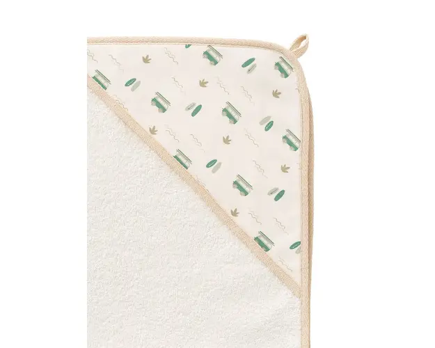 Prosop bebelusi din bumbac organic cu model Surfboy