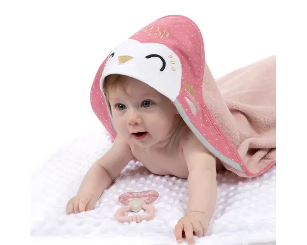 Prosop copii 100x100 cm Owl pink