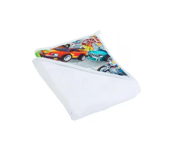 Prosop copii cu capison 80x80 cm Cars white