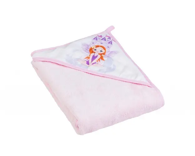 Prosop copii cu capison 80x80 cm Little Princess Pink