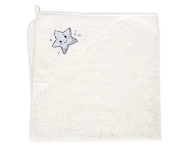Prosop cu capison Ceba Baby 100x100 cm Steluta Bej