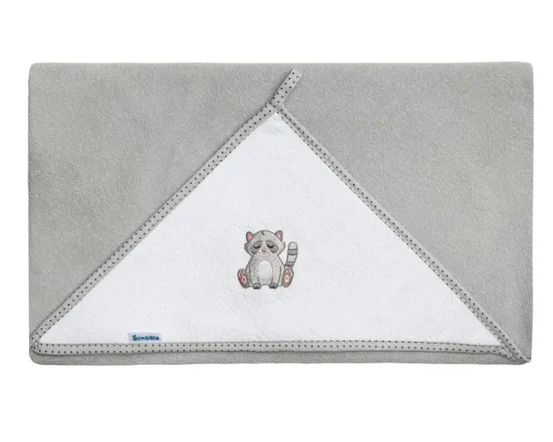 Prosop de baie cu gluga 100x100 cm Sensillo griraton