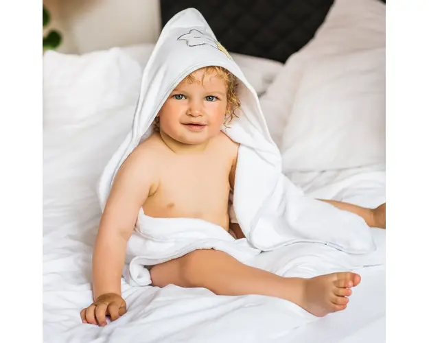 Prosop de baie pentru bebelusi cu capison 100x100 cm Baby Ono Terry 07