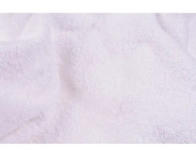 Prosop frotir bumbac cu gluga 75x75 cm alb