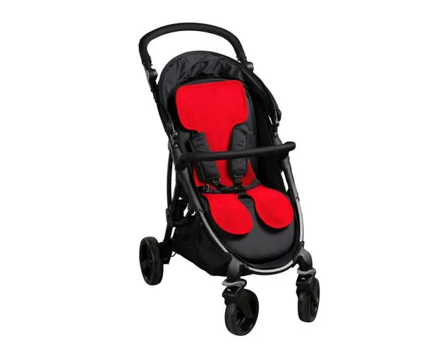 Protectie antitranspiratie pentru carucioare AirCuddle Cool Seat Stroller Red CS-S-RED