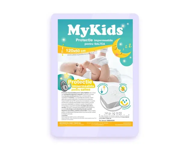 Protectie impermeabila MyKids pentru saltea 105x70 cm