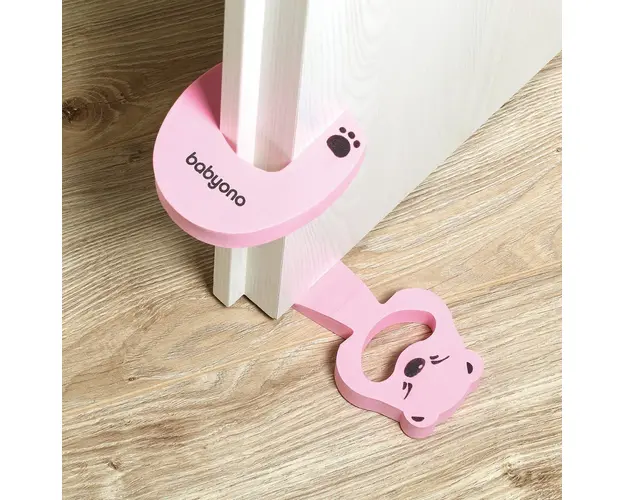 Protectie inchidere usa BabyOno roz 94701