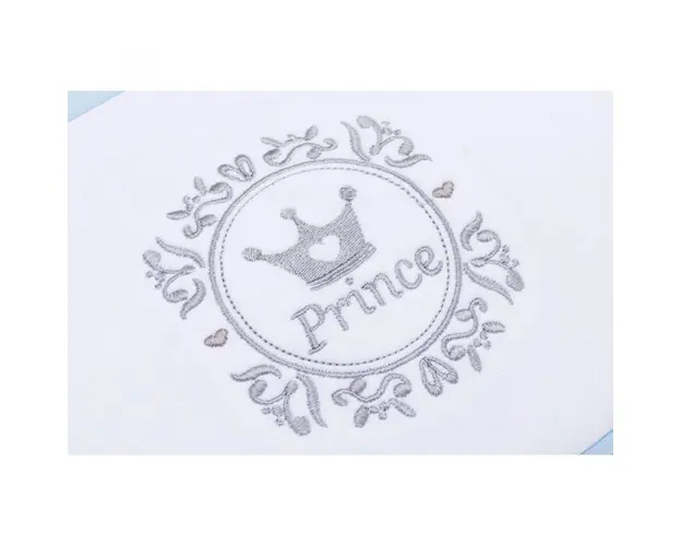 Protectie laterale pentru pat lemn Print Blue Fillikid