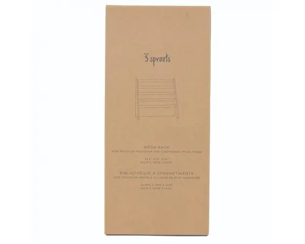 Raft organizator de carti pentru copii material reciclat Clay 3 Sprouts