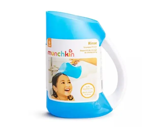 Recipient clatire sampon Munchkin Rinse 6L+ blue