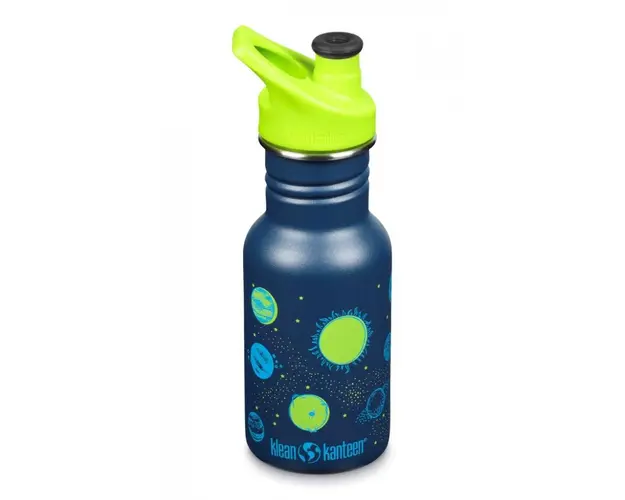 Recipient din otel inoxidabil 355 ml cu capac sport Klean Kanteen Kid Classic Narrow Planets