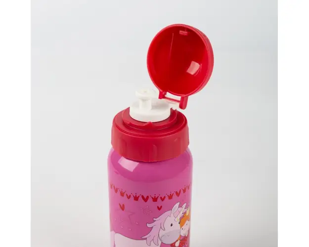 Recipient pentru apa din otel inoxidabil Pinky Queen cu unicorn Sigikid