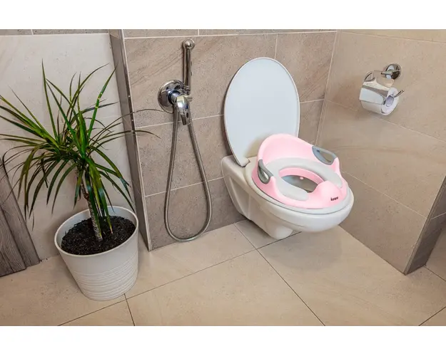 Reductor anatomic pentru toaleta colac inclus Coach Blush Pink