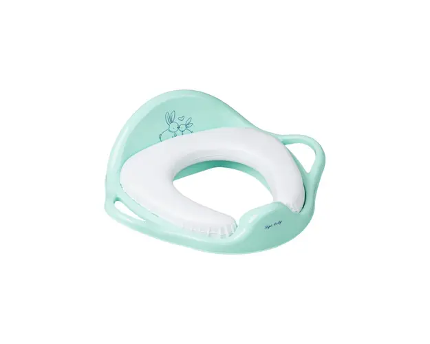 Reductor pentru toaleta moale Little Bunny verde