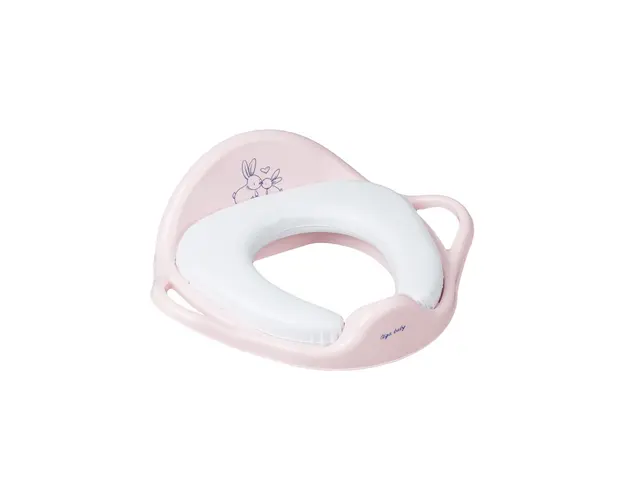 Reductor pentru toaleta moale Little Bunny roz