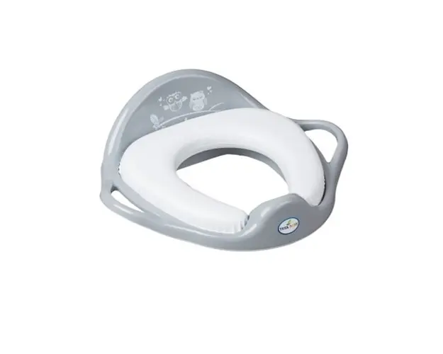 Reductor pentru toaleta moale Owl gri